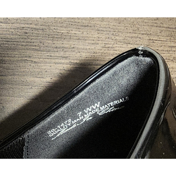 Easy Street Pointed Pumps Stiletto Heels 7 EXTRA WIDE - BLACK - Picture 11 of 14